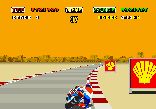 Desert area. Buy Shell.